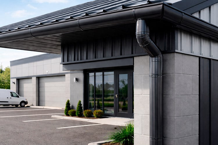 Commercial gutter installation Dallas